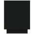 Mueble para TV madera contrachapada negro 80x35x45