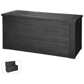 ProGarden Caja de almacenaje para jardín gris oscuro 300
