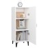 Aparador de madera contrachapada blanco 34,5x34x90