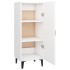 Aparador de madera contrachapada blanco 34,5x34x90