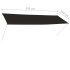 Toldo retráctil 350x150 cm gris