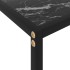 Mesa de consola negro vidrio templado 100x35x75