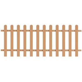 Valla de estacas de jardín de WPC 200x80