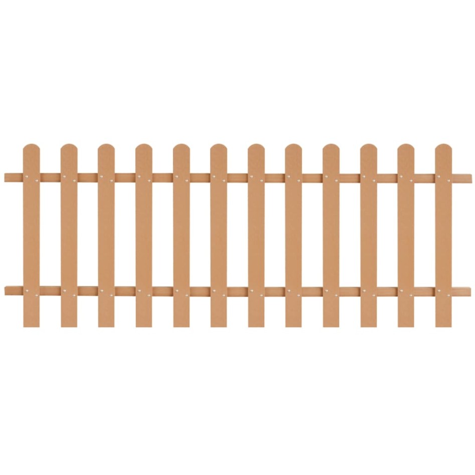 Valla de estacas de jardín de WPC 200x80