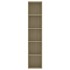 Estantería madera contrachapada color roble 40x30x189