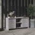 Mueble de TV madera contrachapada gris hormigón