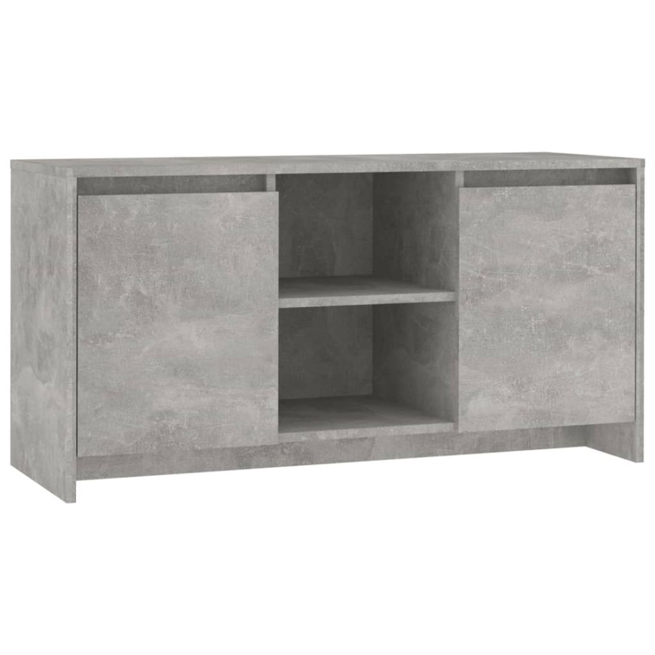 Mueble de TV madera contrachapada gris hormigón