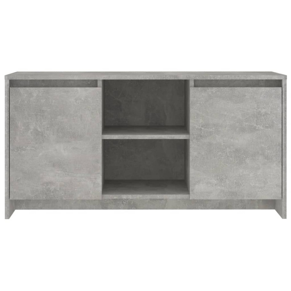 Mueble de TV madera contrachapada gris hormigón