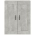 Armario colgante de pared gris hormigón 69,5x32,5x90