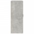 Armario colgante de pared gris hormigón 69,5x32,5x90