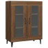 Aparador de madera de ingeniería marrón roble 69,5x34x90