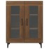 Aparador de madera de ingeniería marrón roble 69,5x34x90