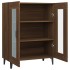 Aparador de madera de ingeniería marrón roble 69,5x34x90