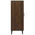 Aparador de madera de ingeniería marrón roble 69,5x34x90