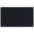 Protección salpicaduras cocina vidrio templado negro 100x60