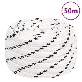 Cuerda de trabajo poliéster blanco 18 mm 50