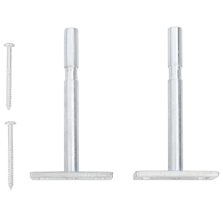 Estante con cajón de pared MDF roble y blanco 60x23,5x10