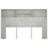 Mueble cabecero gris hormigón 160x19x103,5