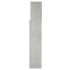 Mueble cabecero gris hormigón 160x19x103,5