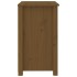 Mesitas de noche 2 uds madera de pino marrón miel 50x35x61,5