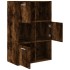 Mueble de almacenaje roble ahumado 60x29,5x90