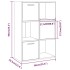 Mueble de almacenaje roble ahumado 60x29,5x90