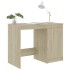 Escritorio madera contrachapada color roble Sonoma 100x50x76