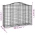 Cesta gaviones forma arco hierro galvanizado 200x50x140/160