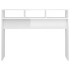 Mesa consola madera de ingeniería blanco brillo 105x30x80
