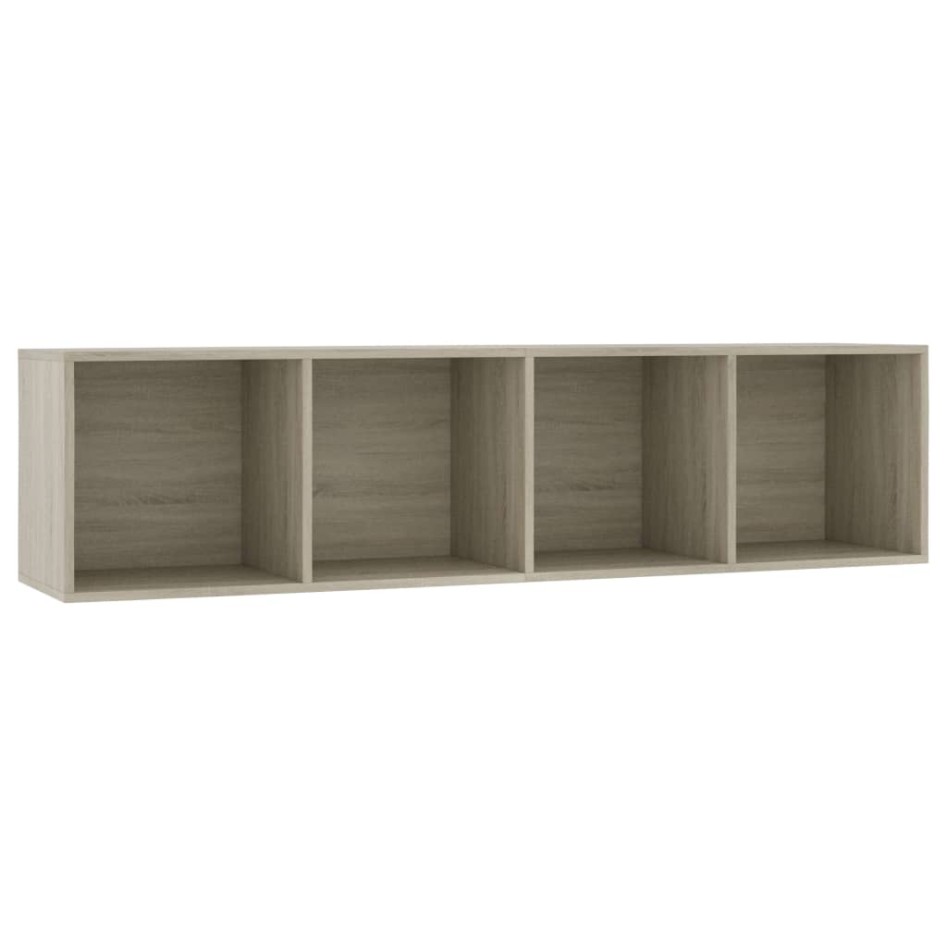 Estantería/mueble de TV roble Sonoma 143x30x36
