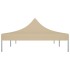 Techo de carpa para celebraciones beige 6x3 m 270