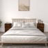 Mesitas de noche 2 uds color roble ahumado 40x35x70