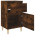 Mesitas de noche 2 uds color roble ahumado 40x35x70