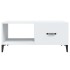 Mesa de centro madera contrachapada blanco 90x50x40