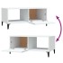 Mesa de centro madera contrachapada blanco 90x50x40