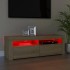 Mueble de TV con luces LED roble Sonoma 120x35x40