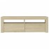 Mueble de TV con luces LED roble Sonoma 120x35x40