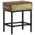 Mesa auxiliar madera maciza reciclada 40x30x51