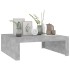 Mesa de centro madera de ingeniería gris hormigón 100x100x35