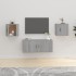 Muebles para TV de pared 2 uds gris Sonoma 40x34,5x40