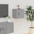 Muebles para TV de pared 2 uds gris Sonoma 40x34,5x40