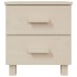 Mesitas noche 2 uds HAMAR pino macizo marrón miel 40x35x44,5