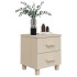 Mesitas noche 2 uds HAMAR pino macizo marrón miel 40x35x44,5