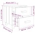Mesitas noche 2 uds HAMAR pino macizo marrón miel 40x35x44,5