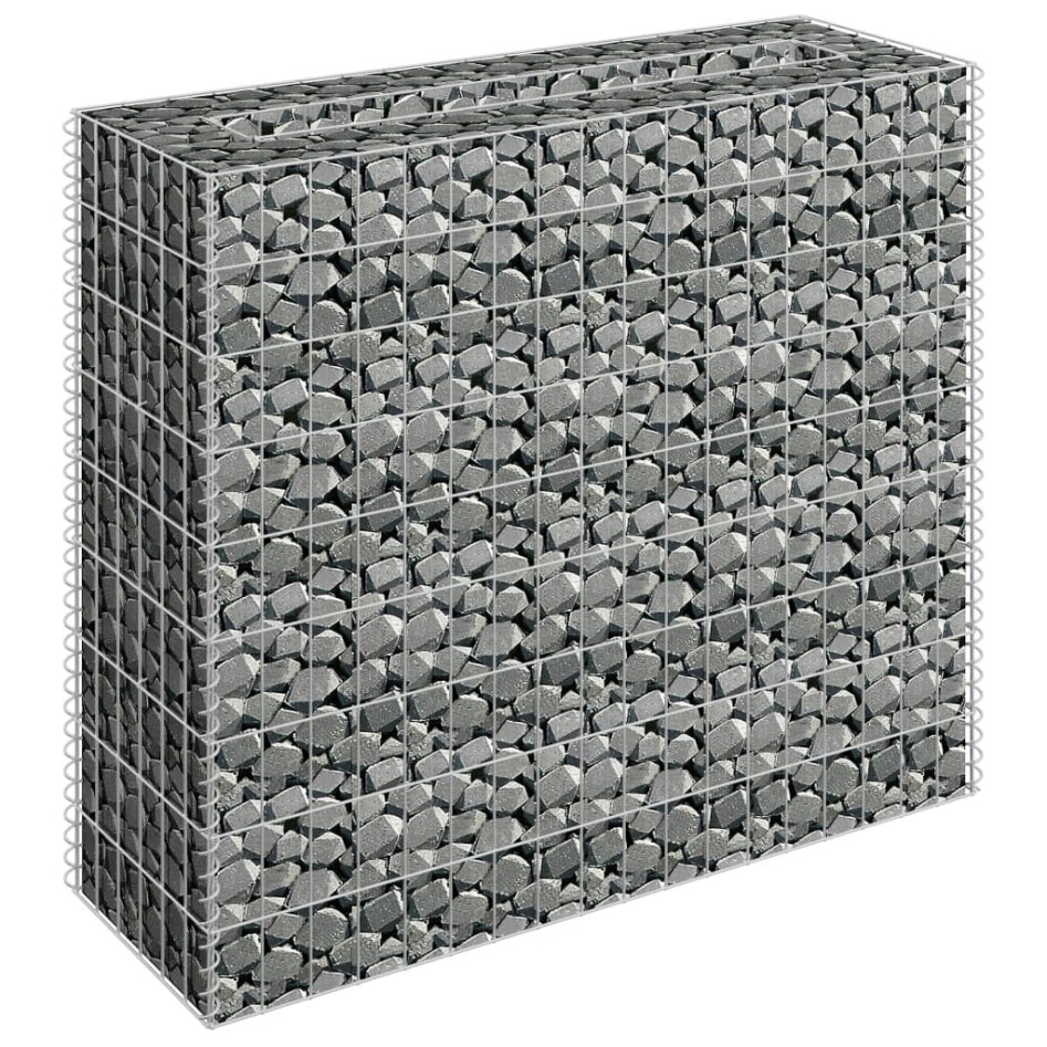 Arriate de gaviones de acero galvanizado 90x30x90