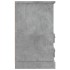 Mesitas de noche 2 unidades gris hormigón 43x36x60