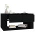 Mesa de centro madera contrachapada negro 80x50x40