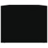 Mesa de centro madera contrachapada negro 80x50x40