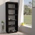 Estantería/divisor de espacios madera pino negro 60x35x167