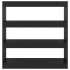 Estantería de libros/divisor de espacios negro 100x30x103